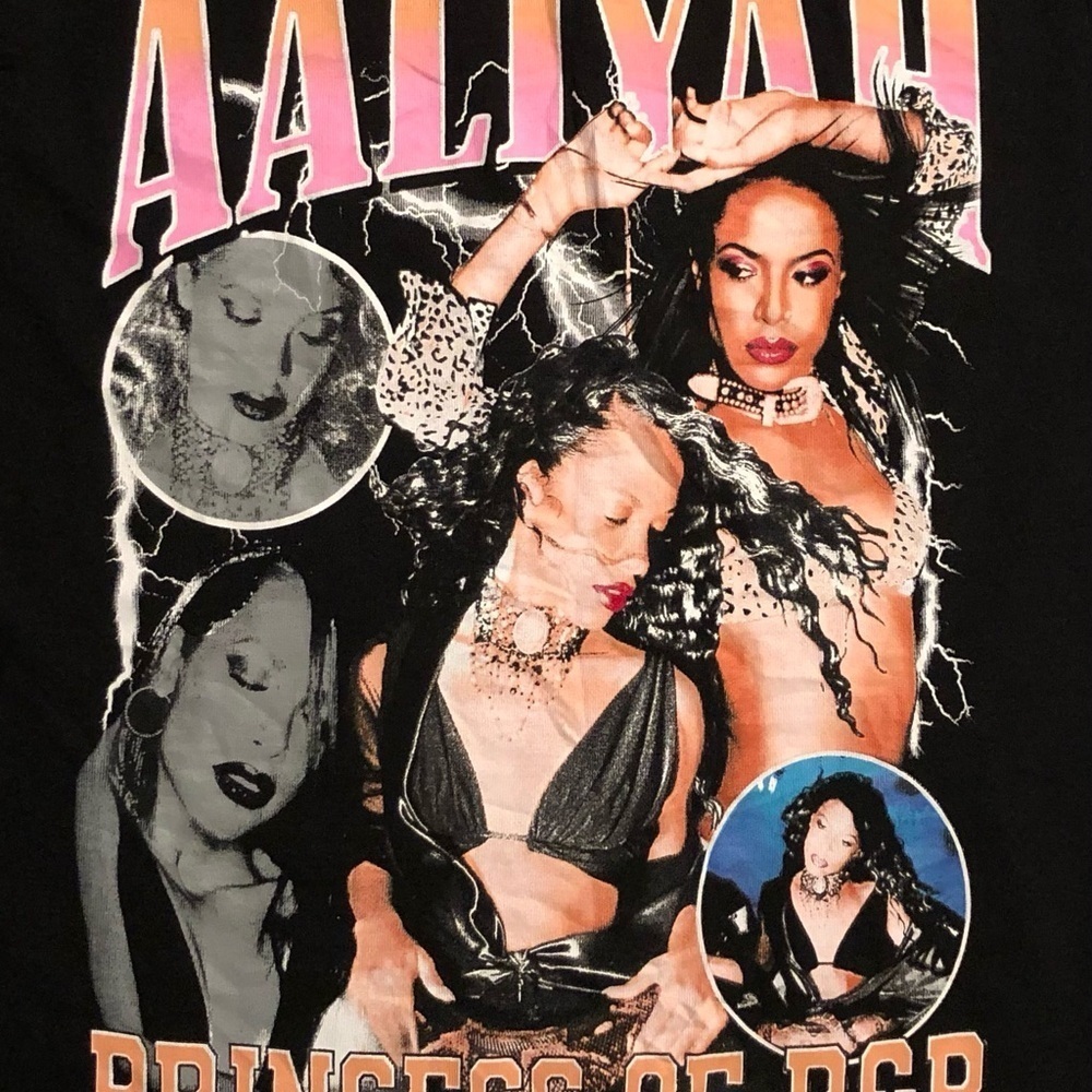 Unisex Aaliyah Princess of R&B Graphic Tee - Picture 2 of 4